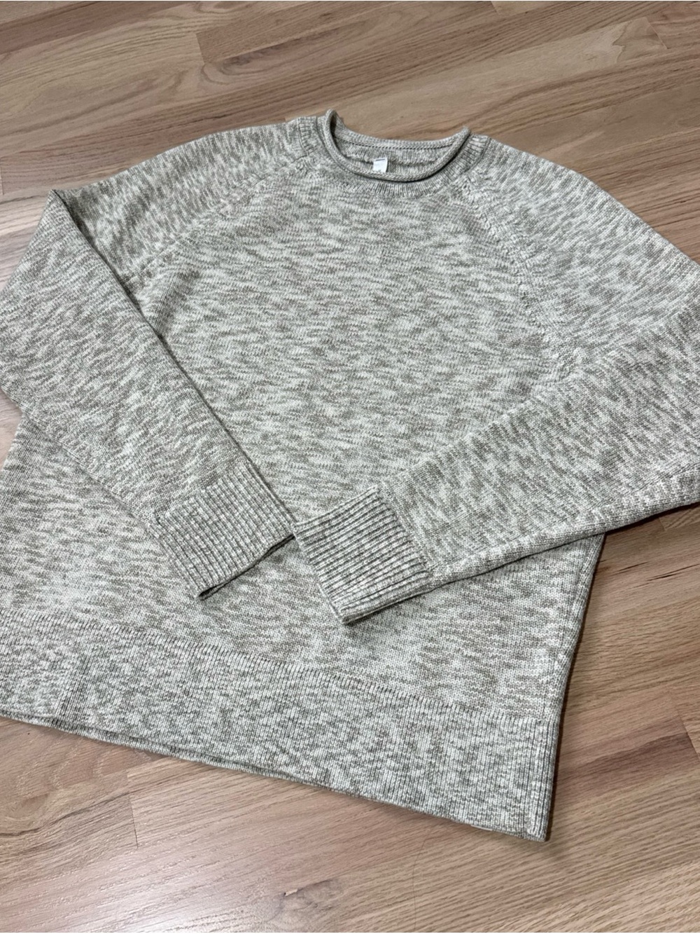 LULULEMON Women’s Heathered Knit Crewneck Long Sleeve Pullover Sweater M
